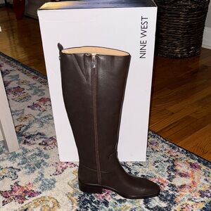 Nine West Dark Brown Tall Boots
